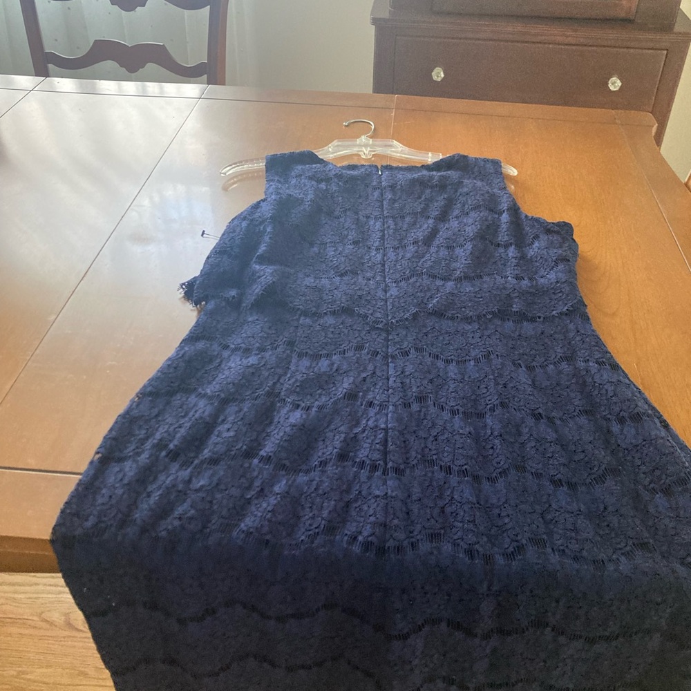 American Living Midnight Blue Lace Dress